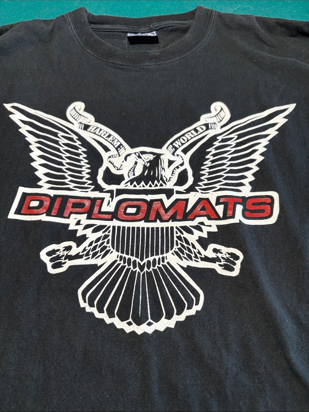 Vintage Diplomats Harlem World XL Black T-Shirt ( Hip-Hop History ) , $82